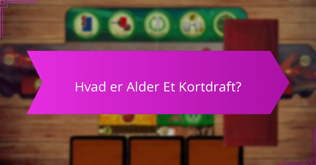 Hvordan allokerer man ressourcer effektivt under Alder Et Kortdraft?