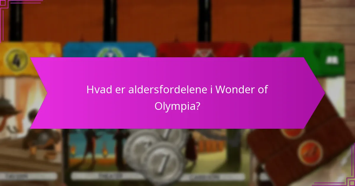 Hvordan fungerer kortsynergi i Wonder of Olympia?