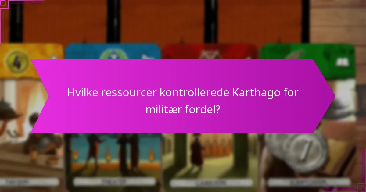 Hvad var konsekvenserne af Karthagos militære ekspansion?